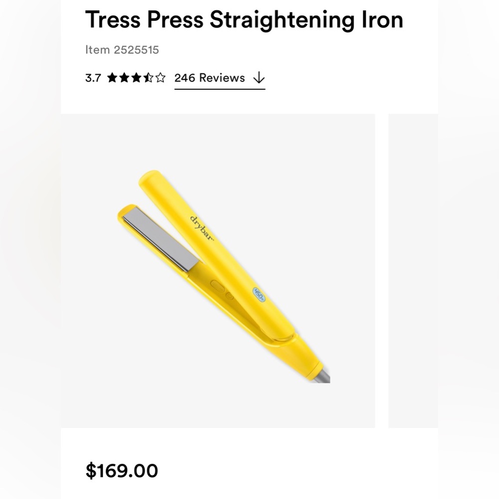 DryBar Tress Press Straightening Iron
